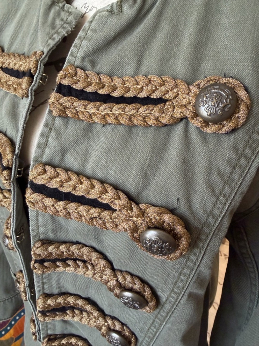Free People Passenger Jacket Military Army collar - Picture 7 of 16
